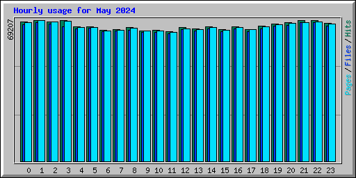 Hourly usage for May 2024